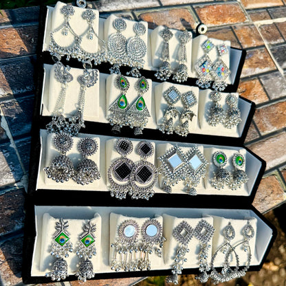 16 Pairs Jhumka with Box