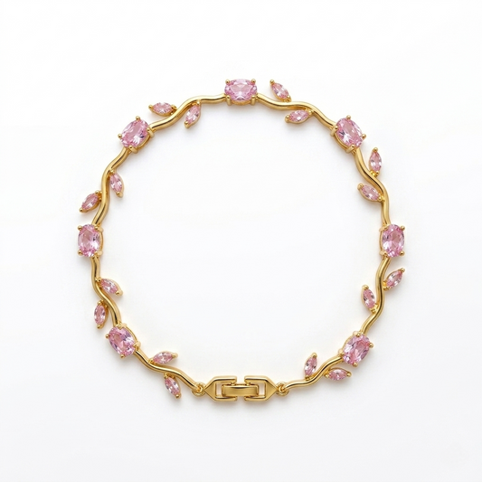 Tulip Bracelet (Gold Pink)🌷