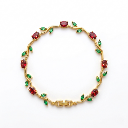 Tulip Bracelet (Red & Green)🌷