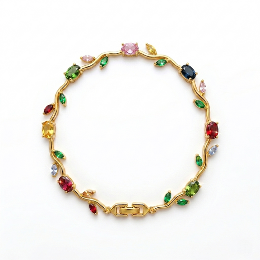 Tulip Bracelet (Gold Multicolor)🌷