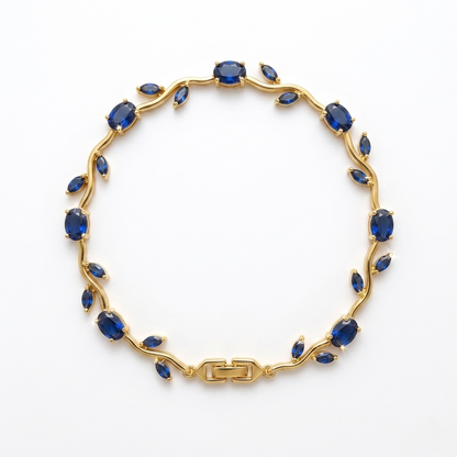Tulip Bracelet (Gold Blue)🌷