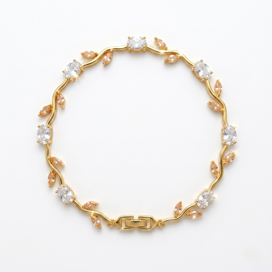 Tulip Bracelet (White & Pink)🌷