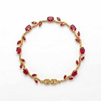 Tulip Bracelet (Gold Red)🌷