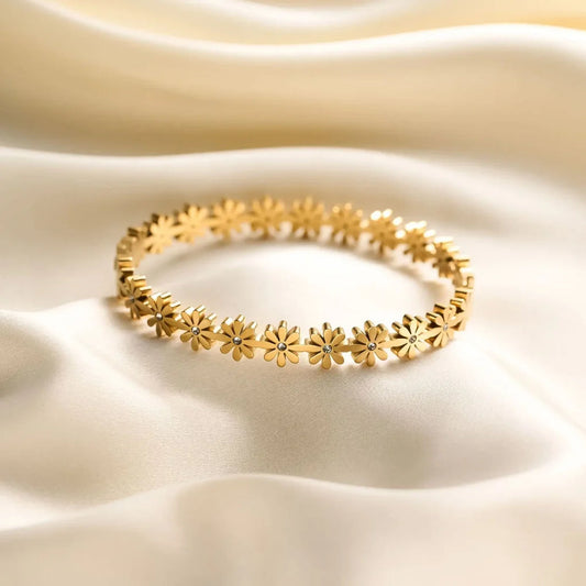 Golden Daisy Bracelet