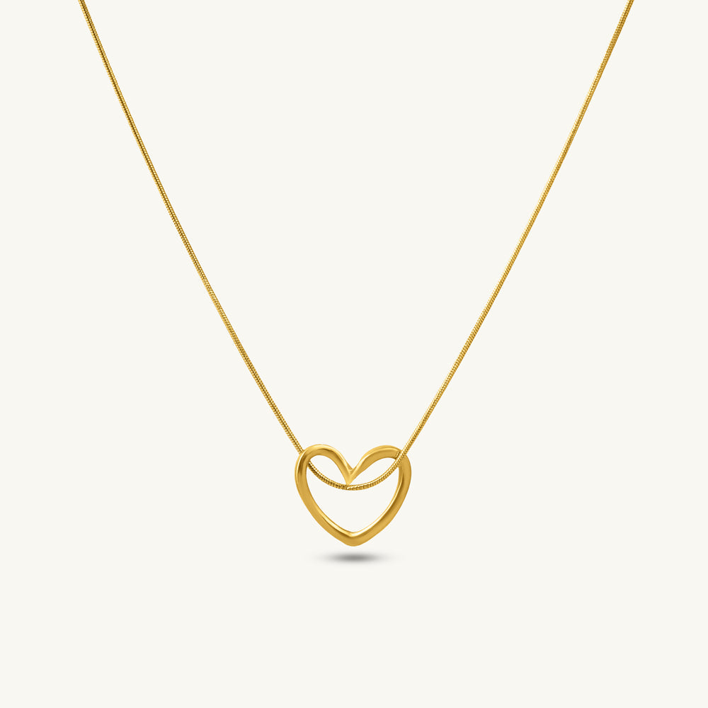Floating Heart Necklace