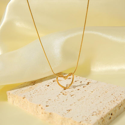 Floating Heart Necklace