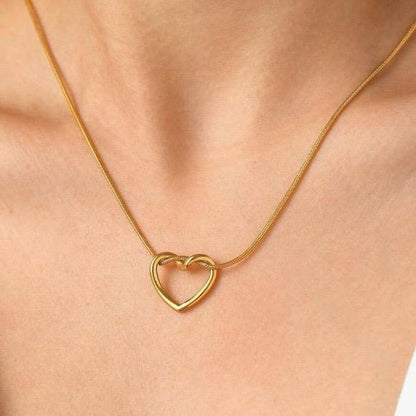 Floating Heart Necklace