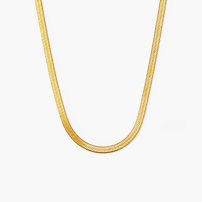 Gold Flat Snake Chain
