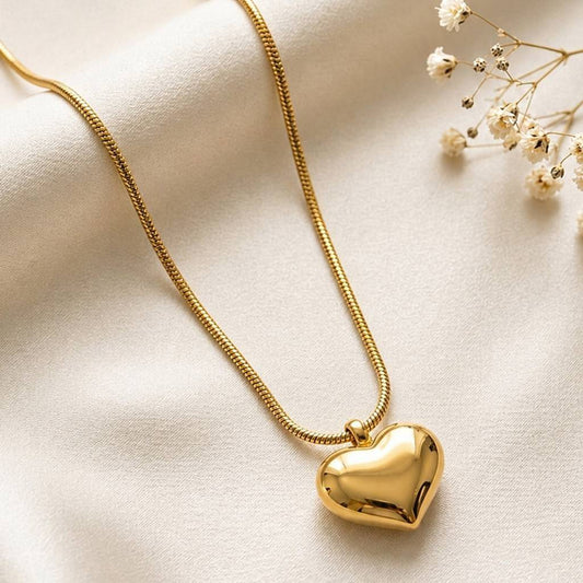 Puffy Heart Necklace