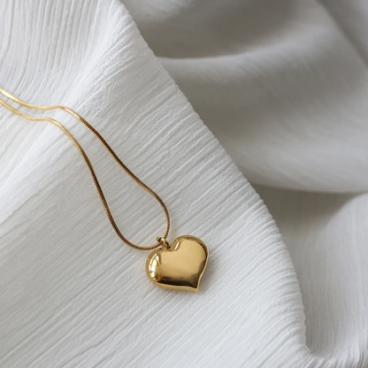 Puffy Heart Necklace