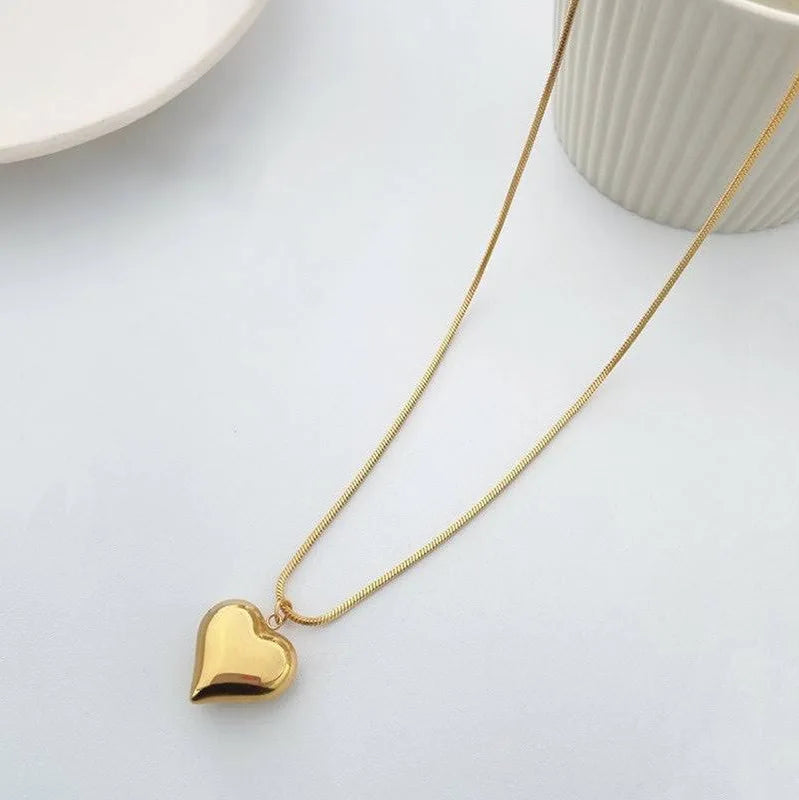 Puffy Heart Necklace