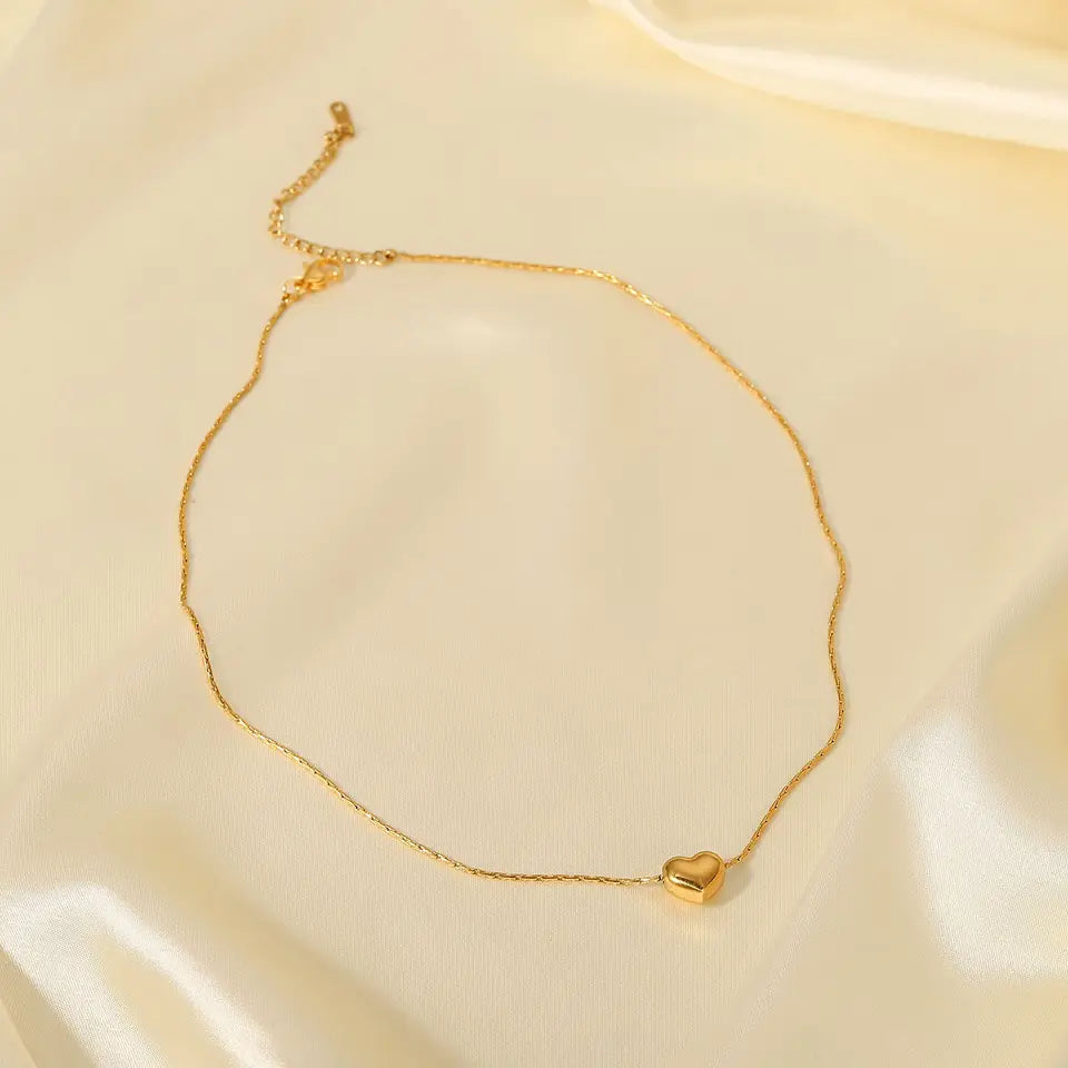 Minimalist Heart Necklace
