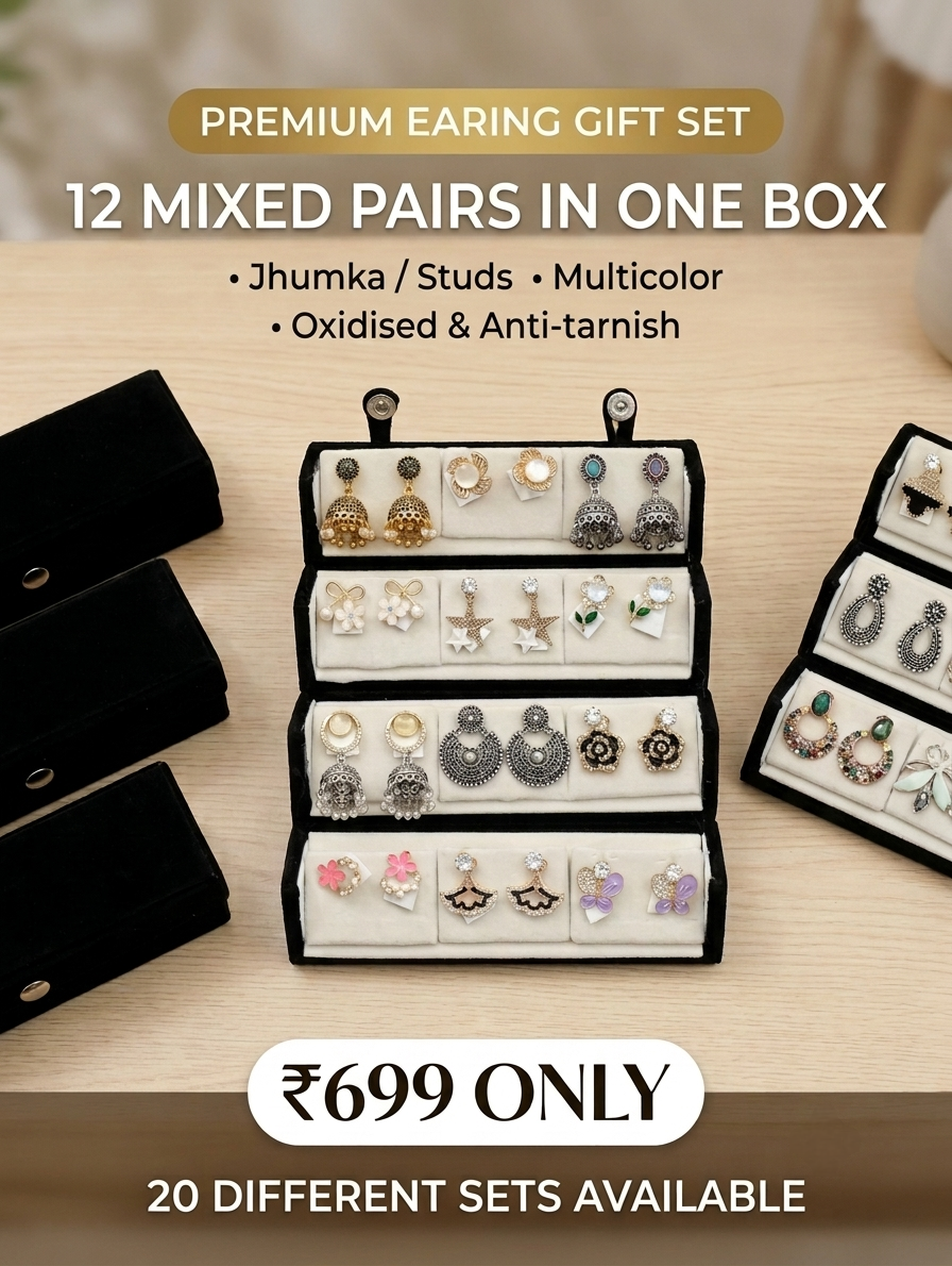 12 in 1 Earrings Box Set 10
