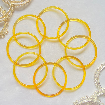 Golden Jelly Bangles Set