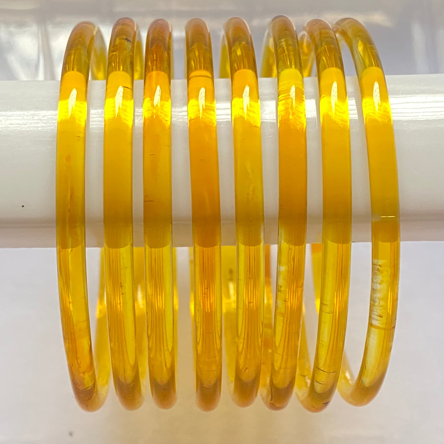 Golden Jelly Bangles Set