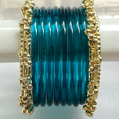 Morpankhi Jelly Bangles Set