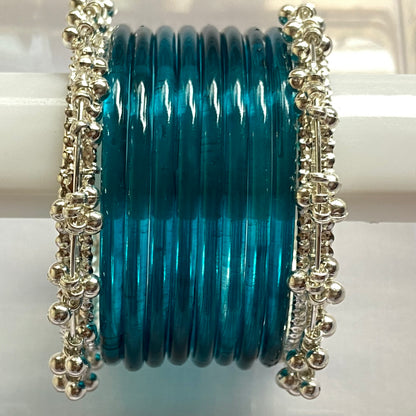 Morpankhi Jelly Bangles Set