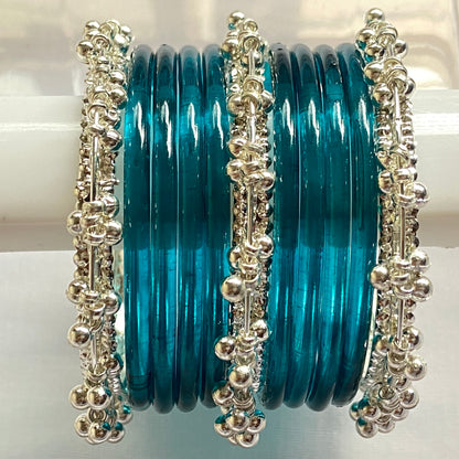Morpankhi Jelly Bangles Set