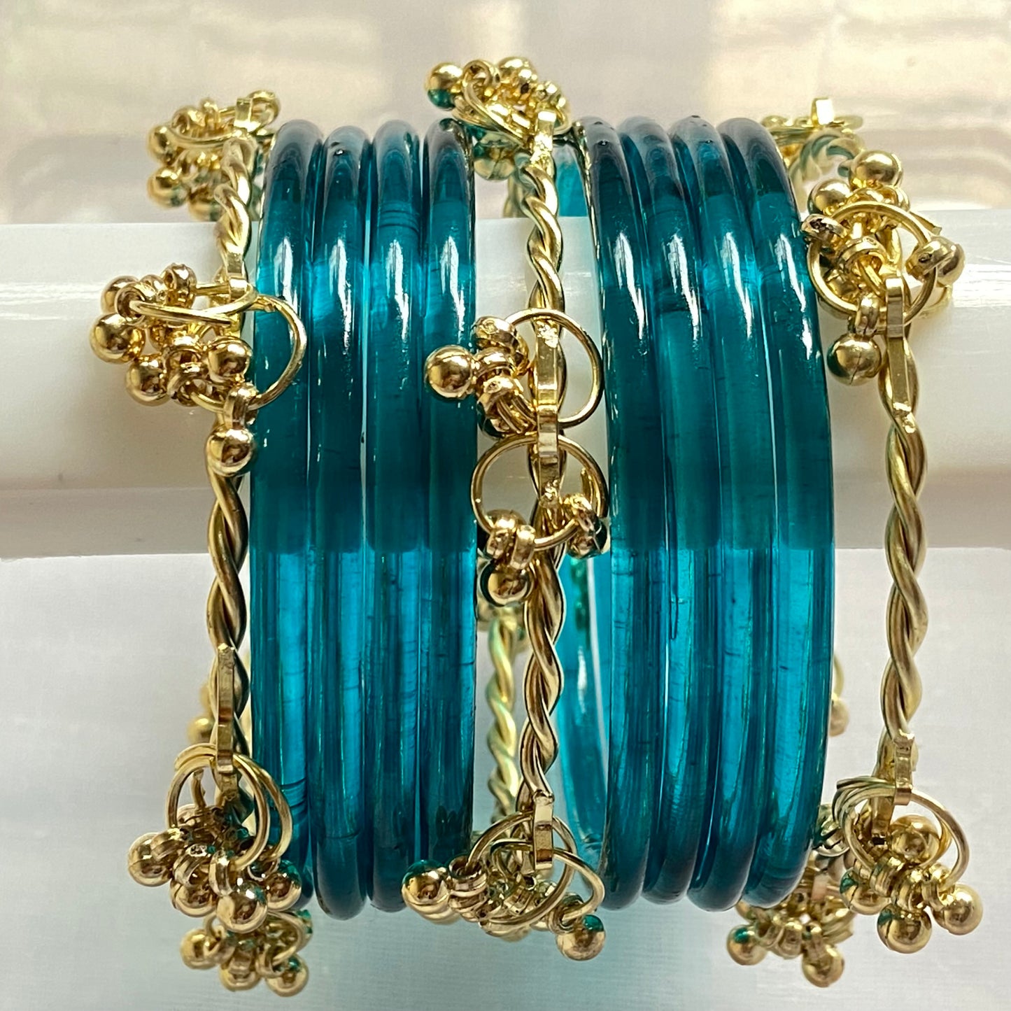 Morpankhi Jelly Bangles Set