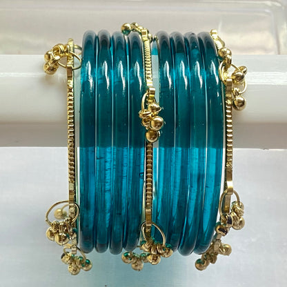 Morpankhi Jelly Bangles Set