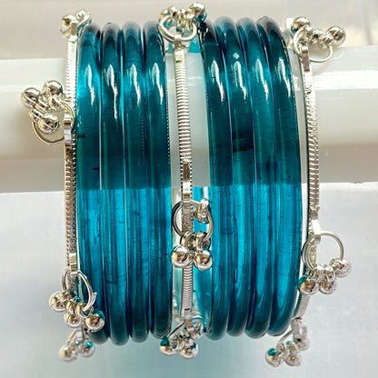 Morpankhi Jelly Bangles Set