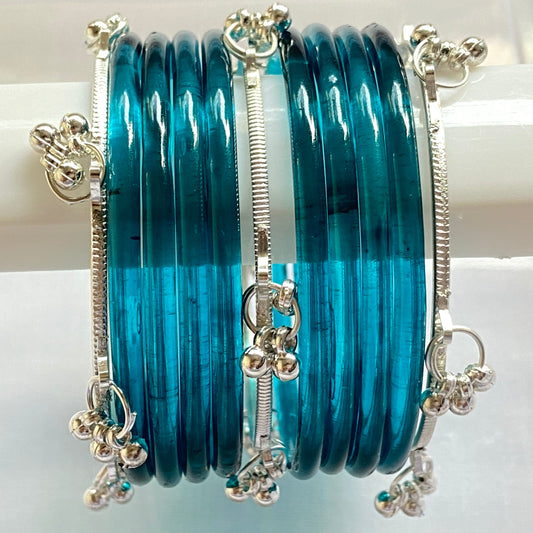 Morpankhi Jelly Bangles Set