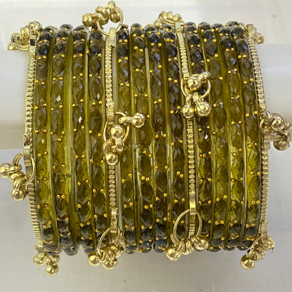 Mehndi Raindrop Bangles Set