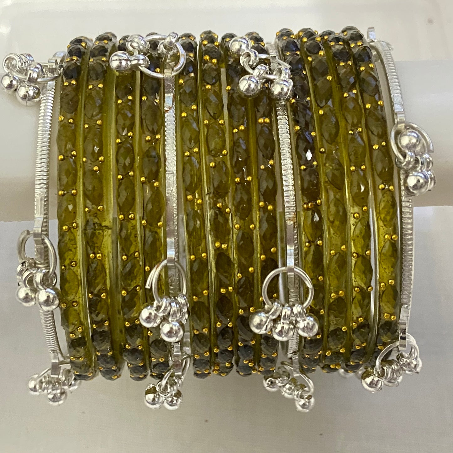Mehndi Raindrop Bangles Set