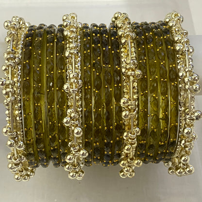 Mehndi Raindrop Bangles Set