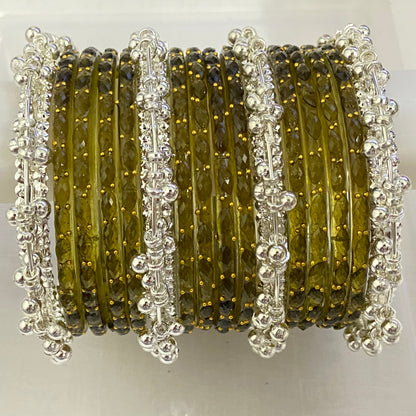 Mehndi Raindrop Bangles Set