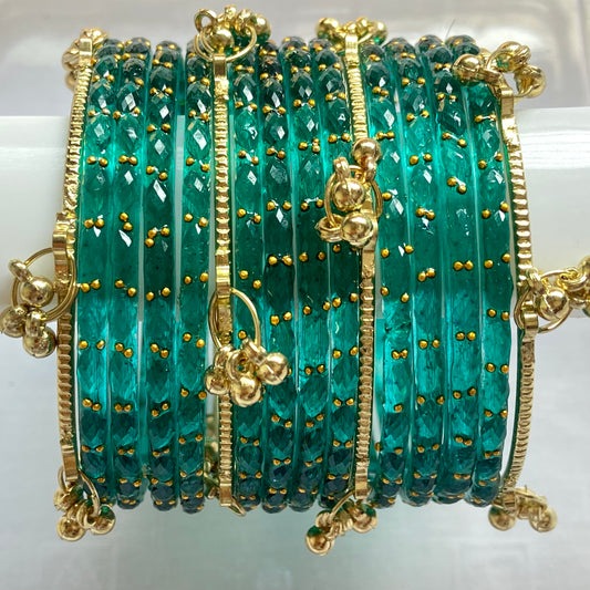 Radium Raindrop Bangles Set