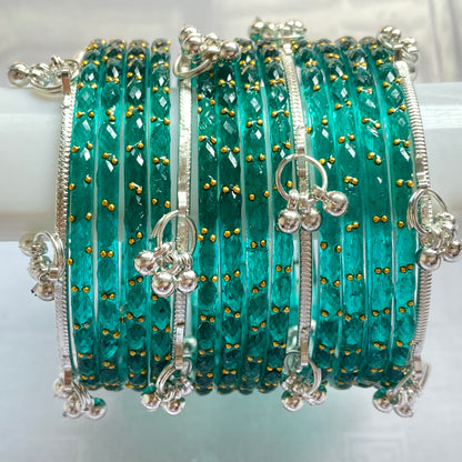 Radium Raindrop Bangles Set