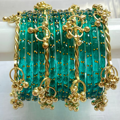 Radium Raindrop Bangles Set