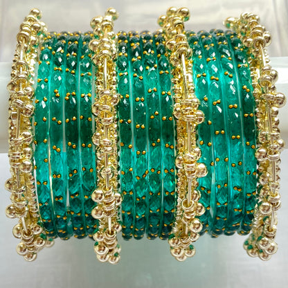 Radium Raindrop Bangles Set