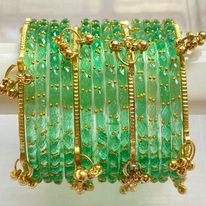 Santro Raindrop Bangles Set