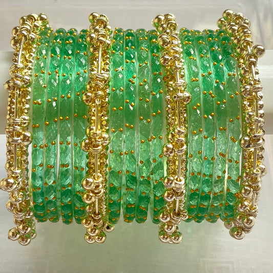 Santro Raindrop Bangles Set