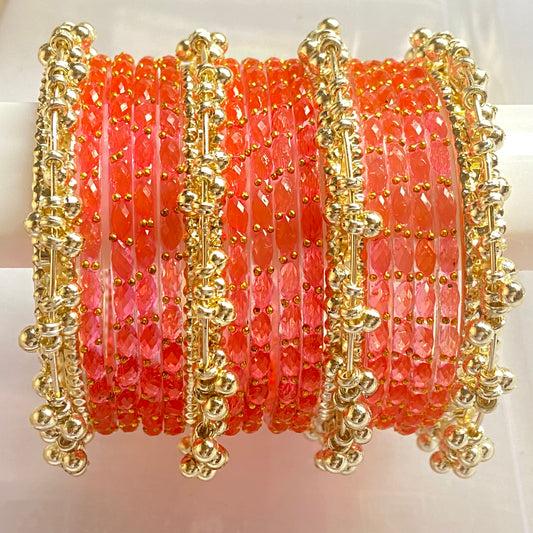 Gaajri Raindrop Bangles Set
