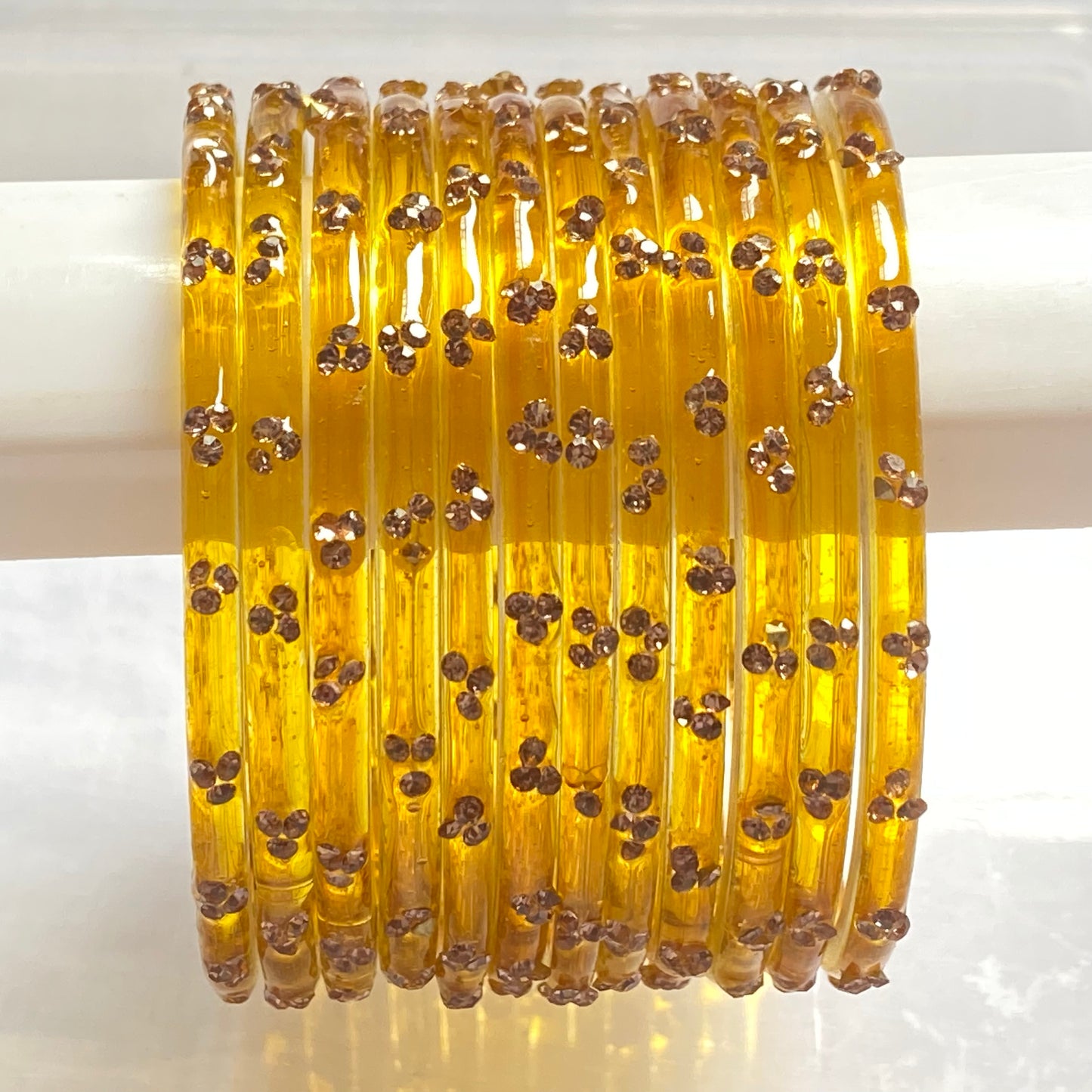 Triple Stone Bangles set