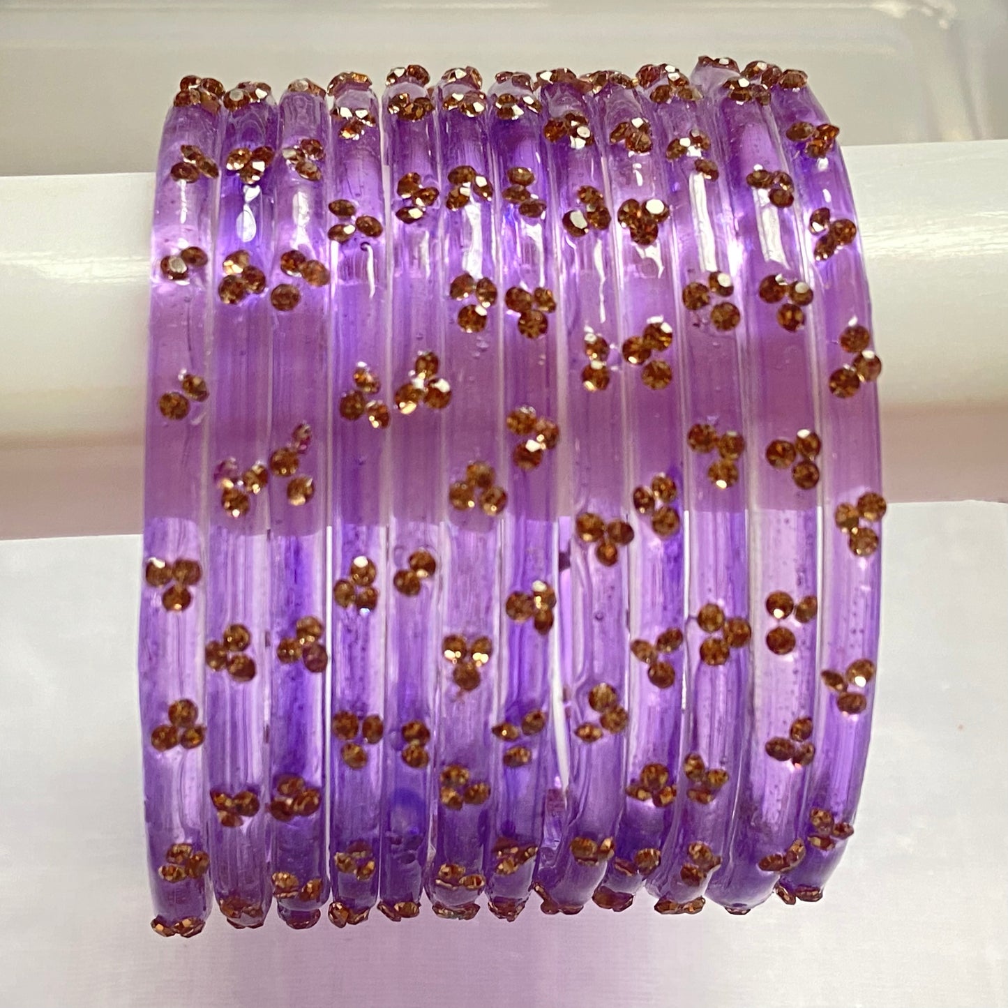 Triple Stone Bangles set
