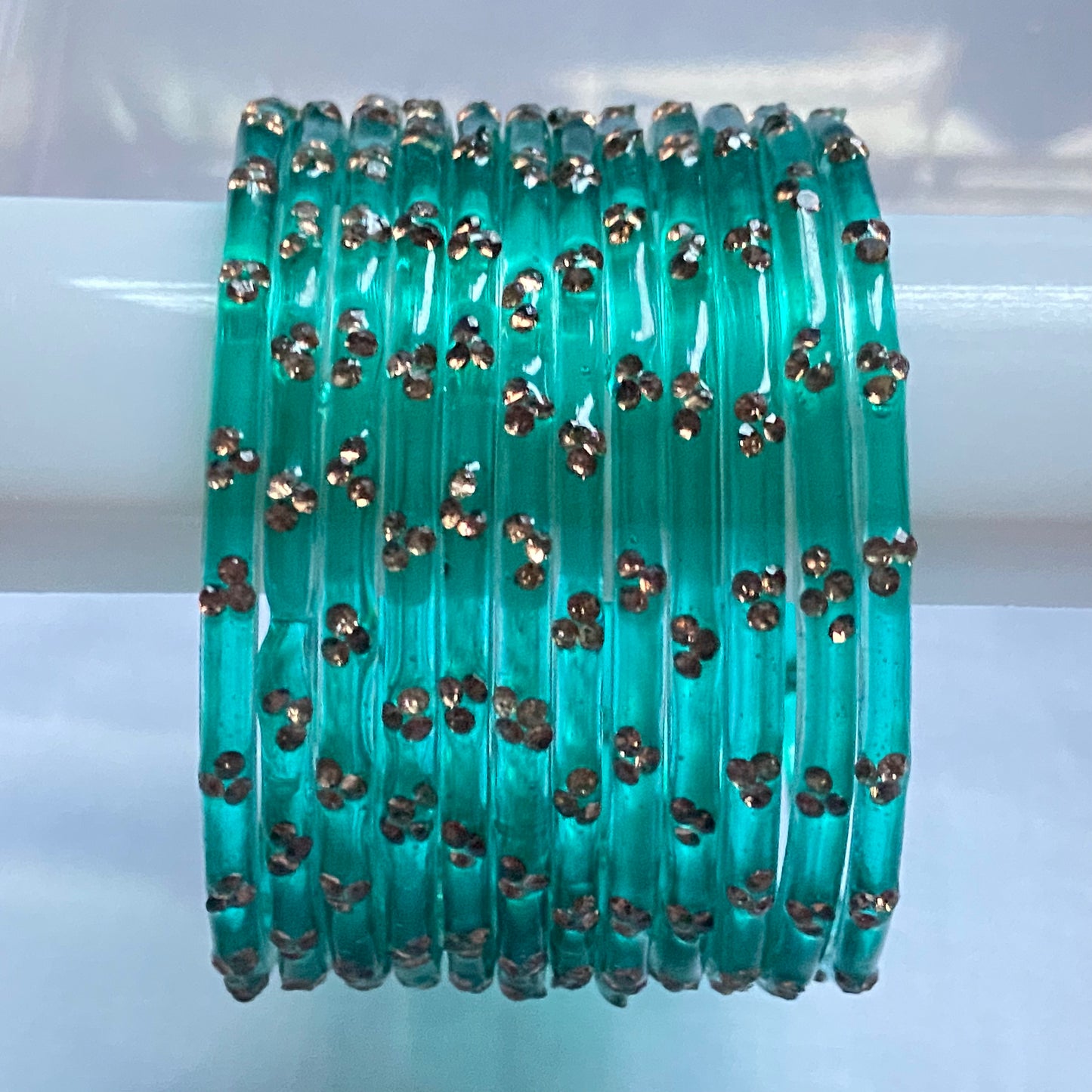 Triple Stone Bangles set