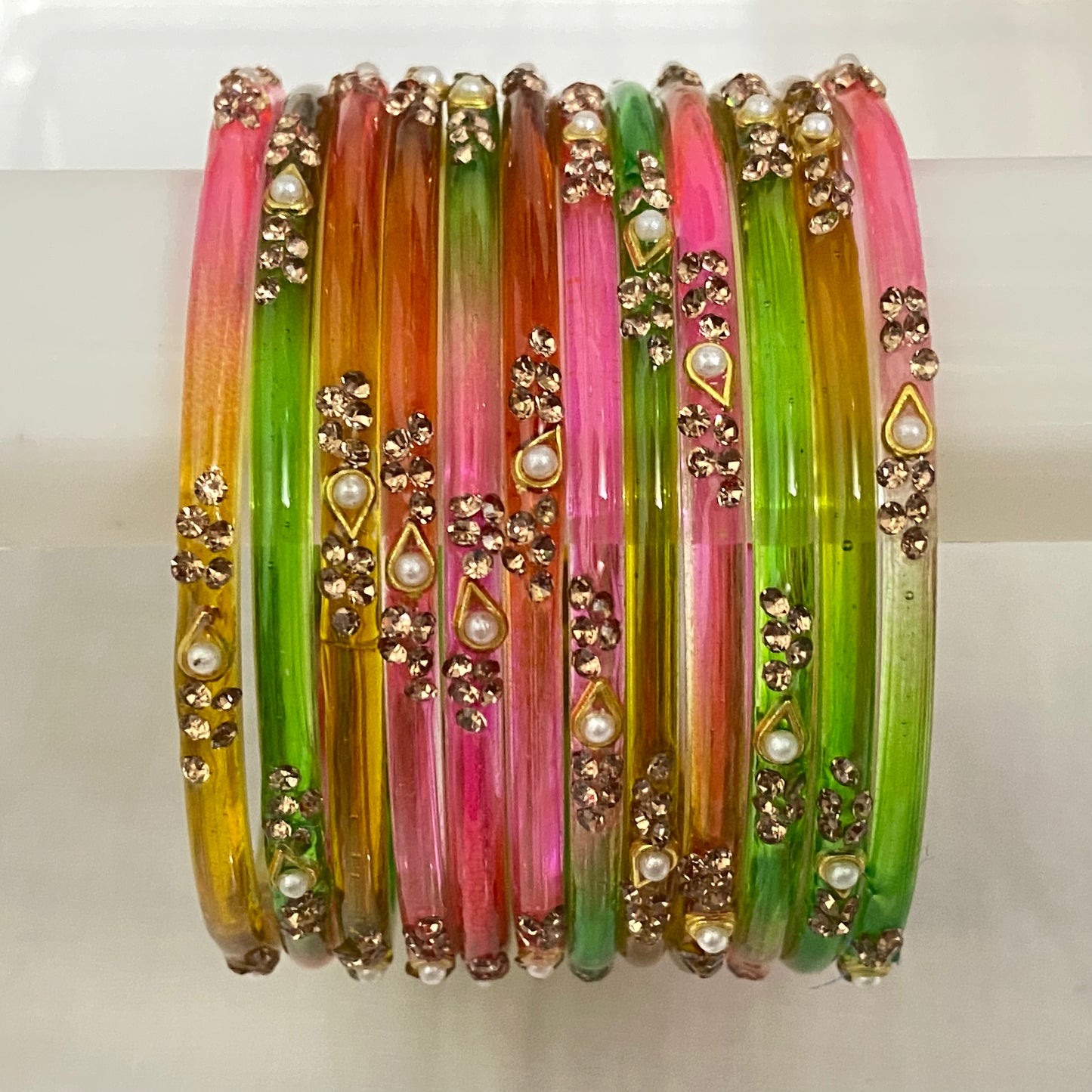 Light Multicolor Sundari Bangles Set