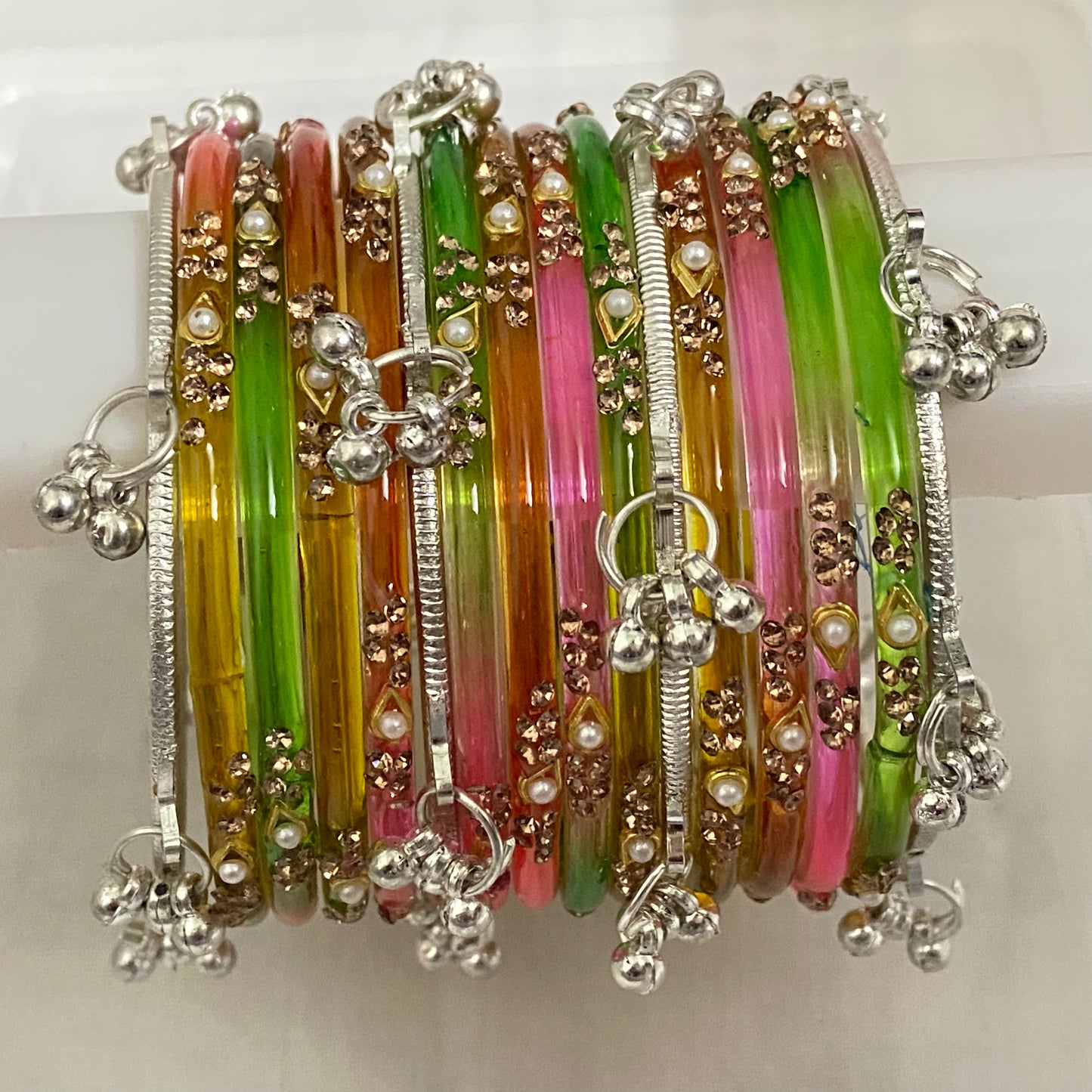 Light Multicolor Sundari Bangles Set