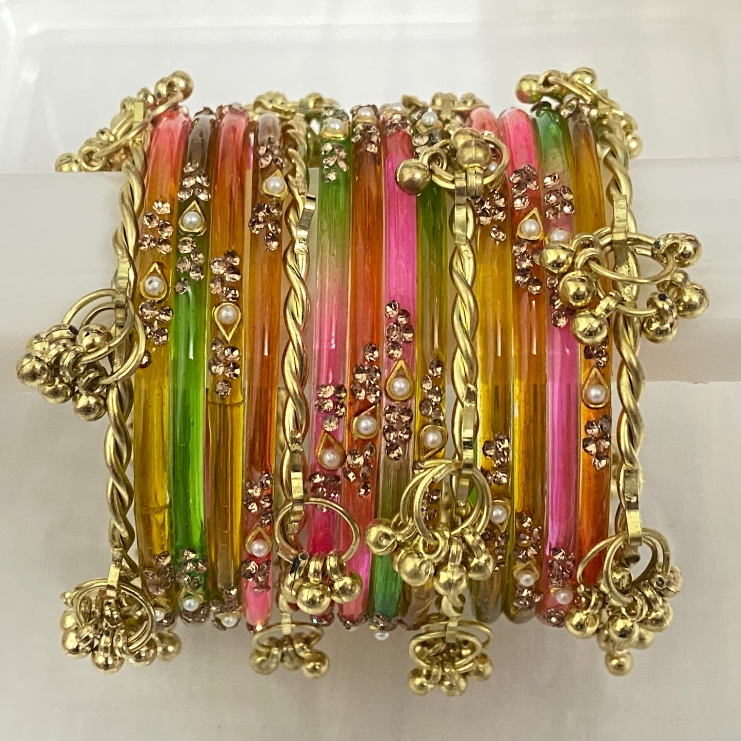 Light Multicolor Sundari Bangles Set