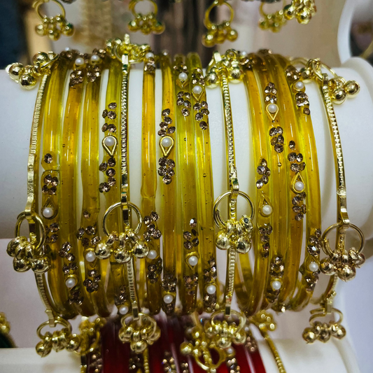 Golden Sundari Bangles Set