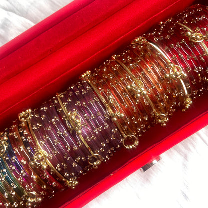 Four Dozen Triple Stone Bangle Box
