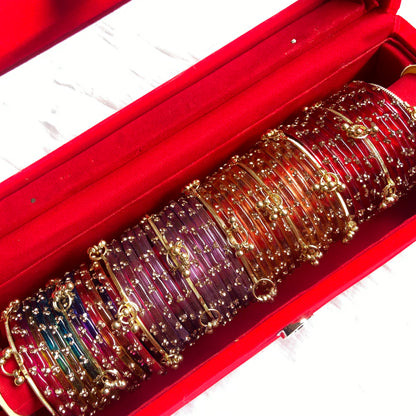 Four Dozen Triple Stone Bangle Box