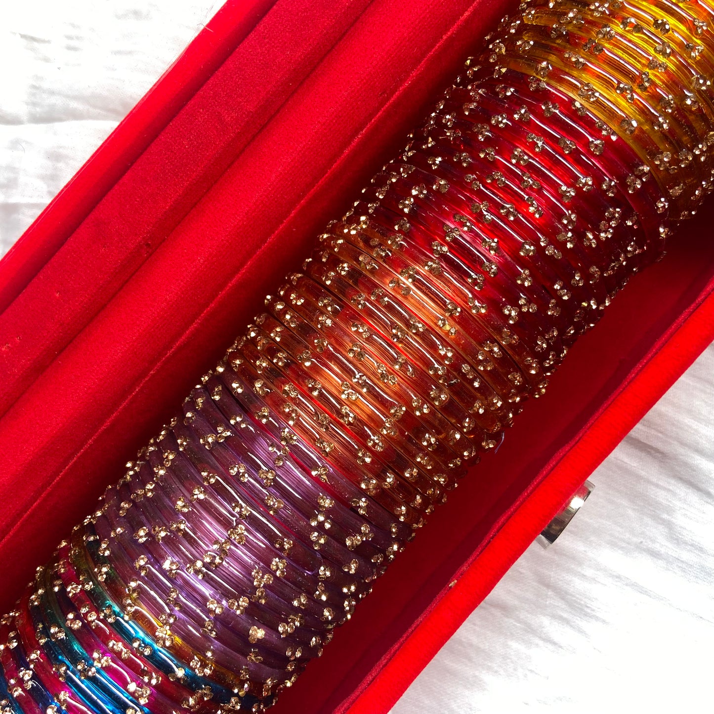 Five Dozen Triple Stone Bangle Box
