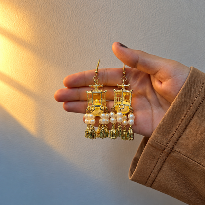 Golden Glow Light Jhumka