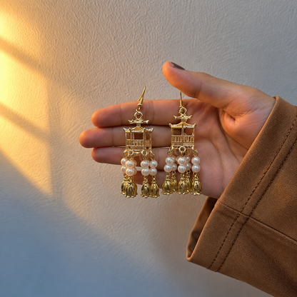 Golden Glow Light Jhumka